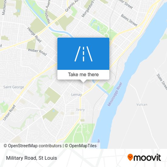 Mapa de Military Road