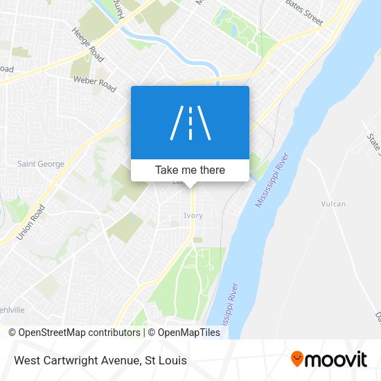 West Cartwright Avenue map