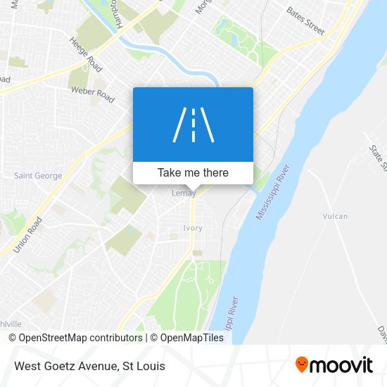 Mapa de West Goetz Avenue