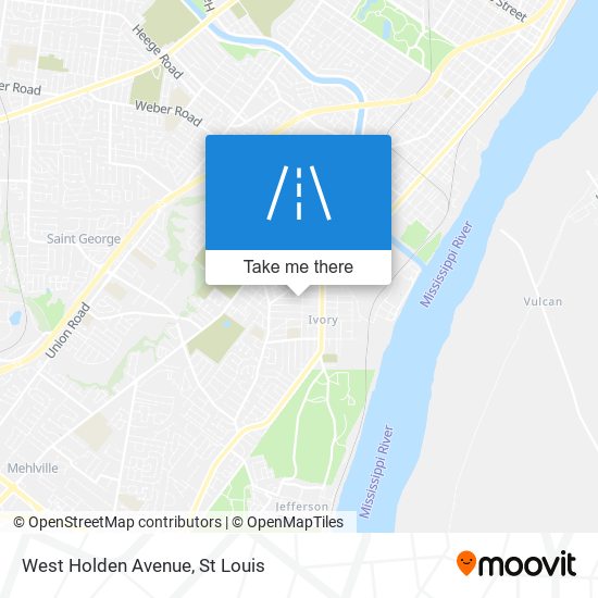 Mapa de West Holden Avenue