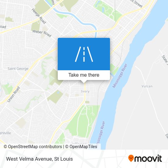 Mapa de West Velma Avenue
