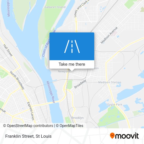 Mapa de Franklin Street