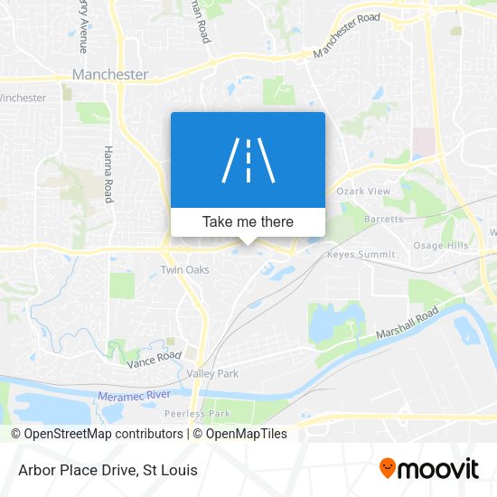 Mapa de Arbor Place Drive