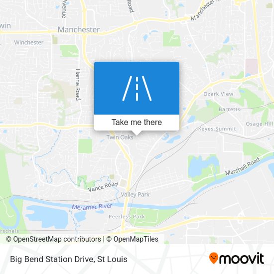 Big Bend Station Drive map