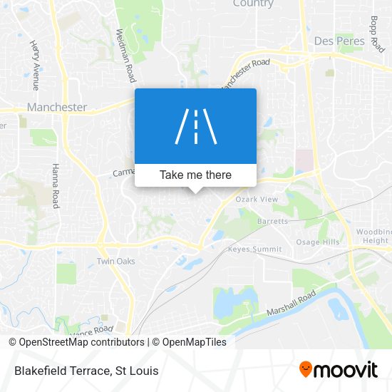 Blakefield Terrace map