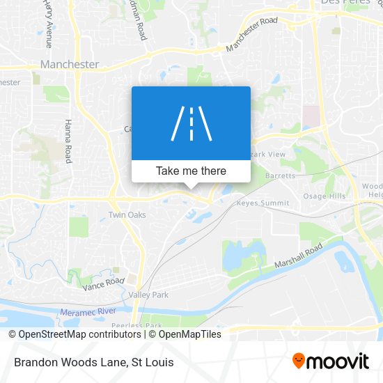 Brandon Woods Lane map