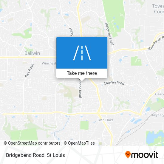 Mapa de Bridgebend Road