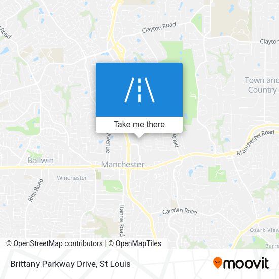 Brittany Parkway Drive map