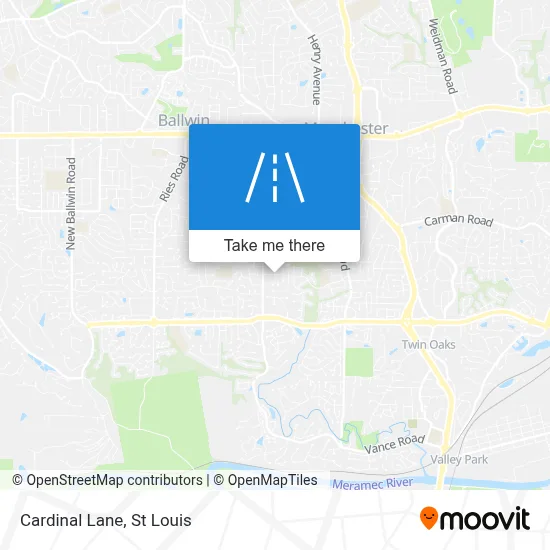 Cardinal Lane map