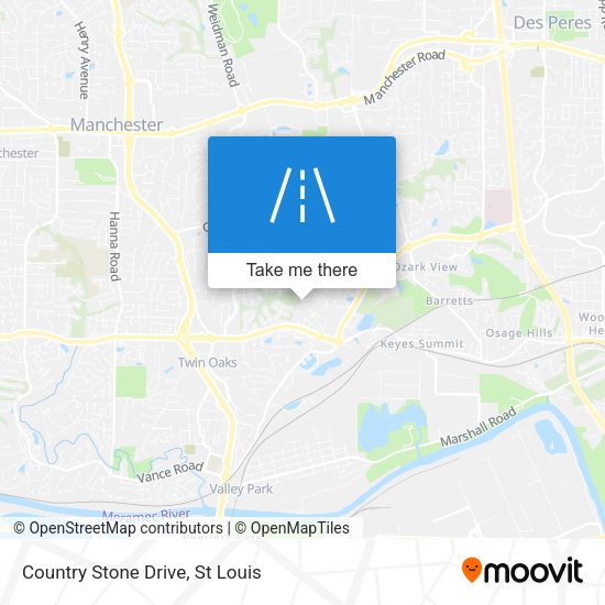 Country Stone Drive map