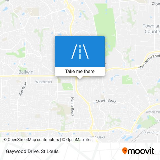 Mapa de Gaywood Drive