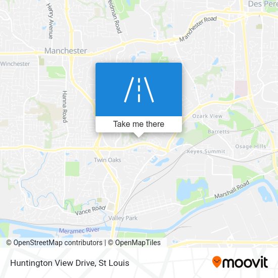 Huntington View Drive map