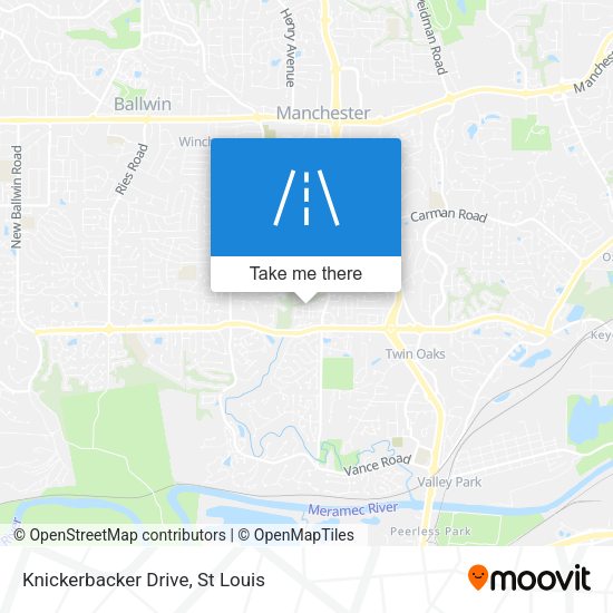 Knickerbacker Drive map