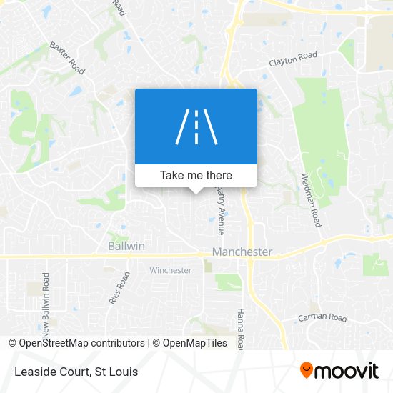 Mapa de Leaside Court