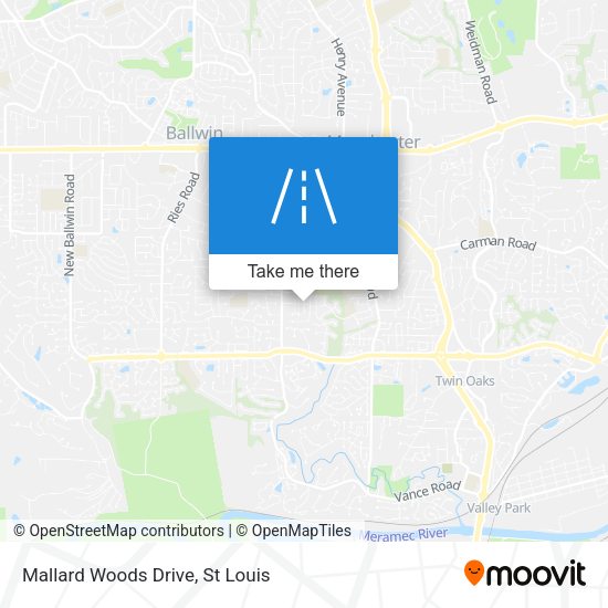 Mallard Woods Drive map