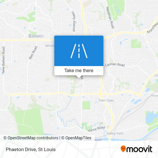 Mapa de Phaeton Drive