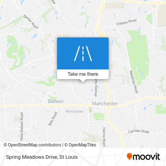 Mapa de Spring Meadows Drive