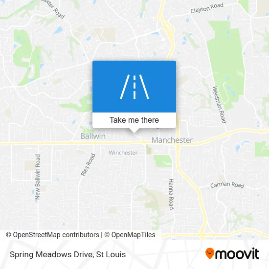 Spring Meadows Drive map