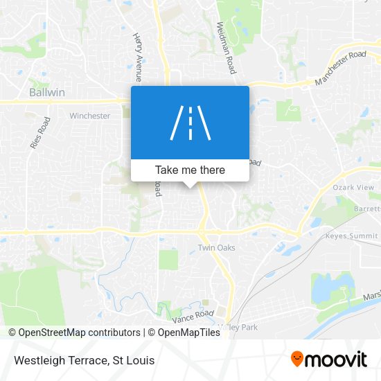 Mapa de Westleigh Terrace