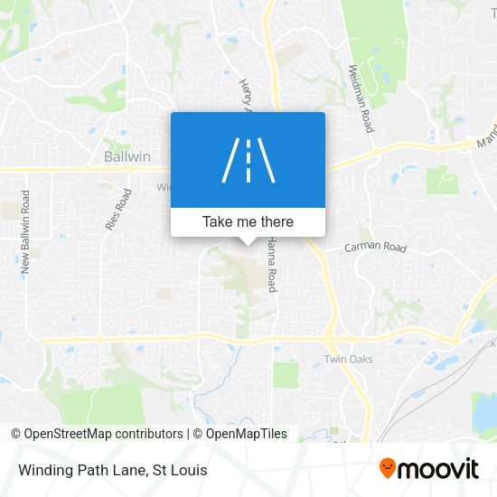 Winding Path Lane map