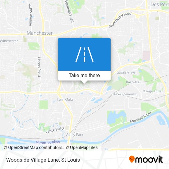 Mapa de Woodside Village Lane