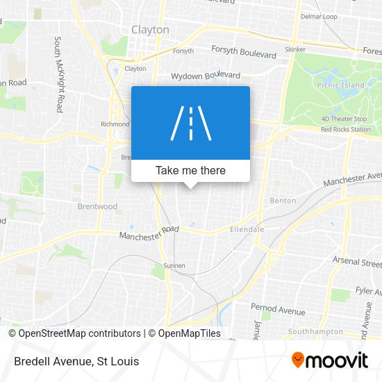 Mapa de Bredell Avenue