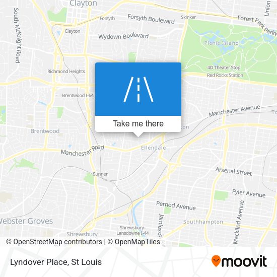 Mapa de Lyndover Place