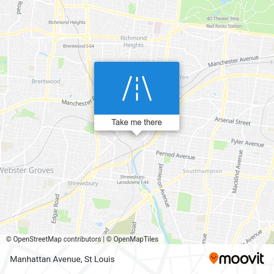 Mapa de Manhattan Avenue