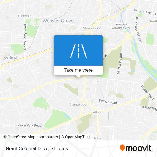 Grant Colonial Drive map