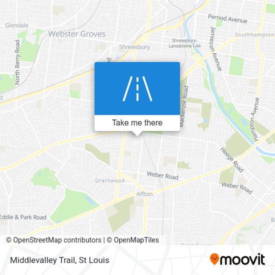Middlevalley Trail map