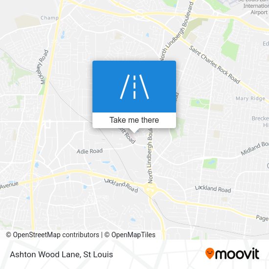 Mapa de Ashton Wood Lane