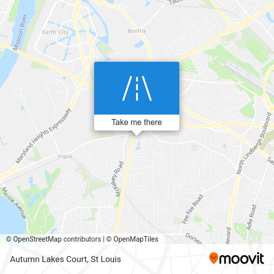 Autumn Lakes Court map