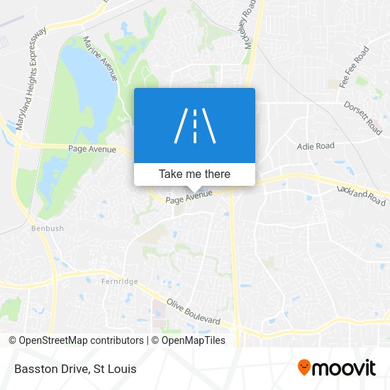 Mapa de Basston Drive