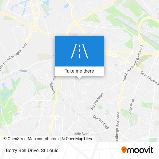 Mapa de Berry Bell Drive