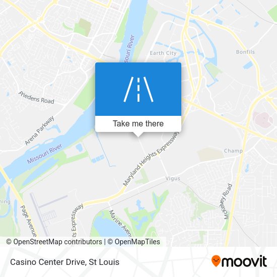 Mapa de Casino Center Drive