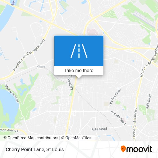 Mapa de Cherry Point Lane