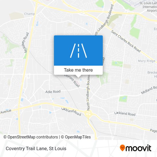 Mapa de Coventry Trail Lane
