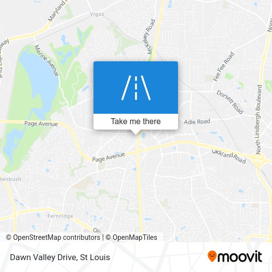 Mapa de Dawn Valley Drive