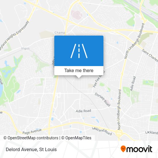 Mapa de Delord Avenue