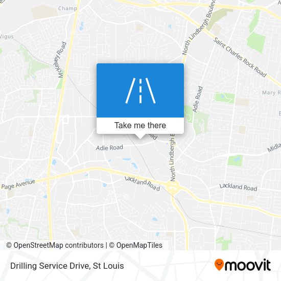 Drilling Service Drive map