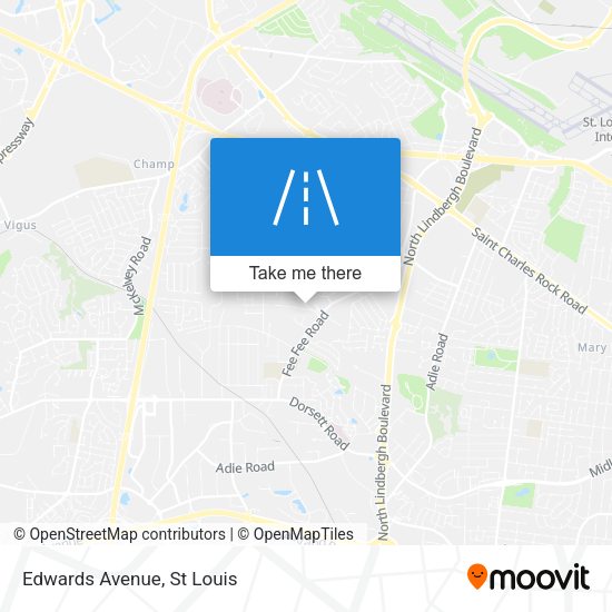 Mapa de Edwards Avenue