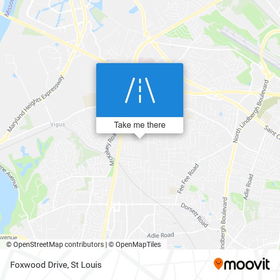 Foxwood Drive map