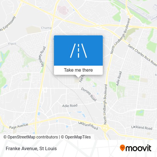 Mapa de Franke Avenue