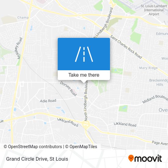 Grand Circle Drive map