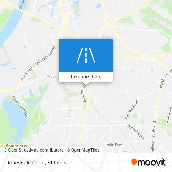 Mapa de Jonesdale Court