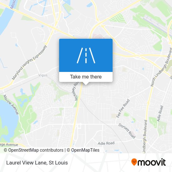 Mapa de Laurel View Lane