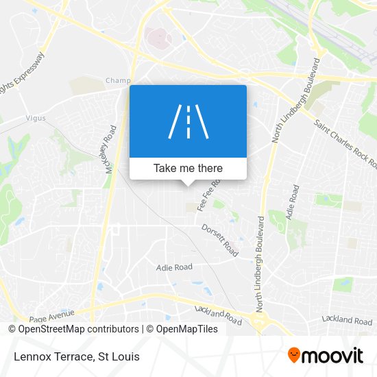 Mapa de Lennox Terrace
