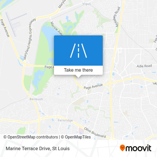 Marine Terrace Drive map