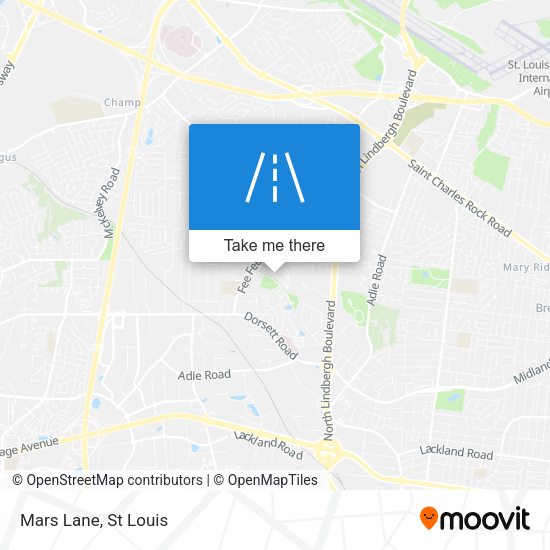 Mapa de Mars Lane
