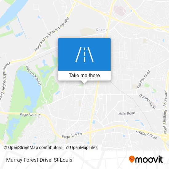 Murray Forest Drive map